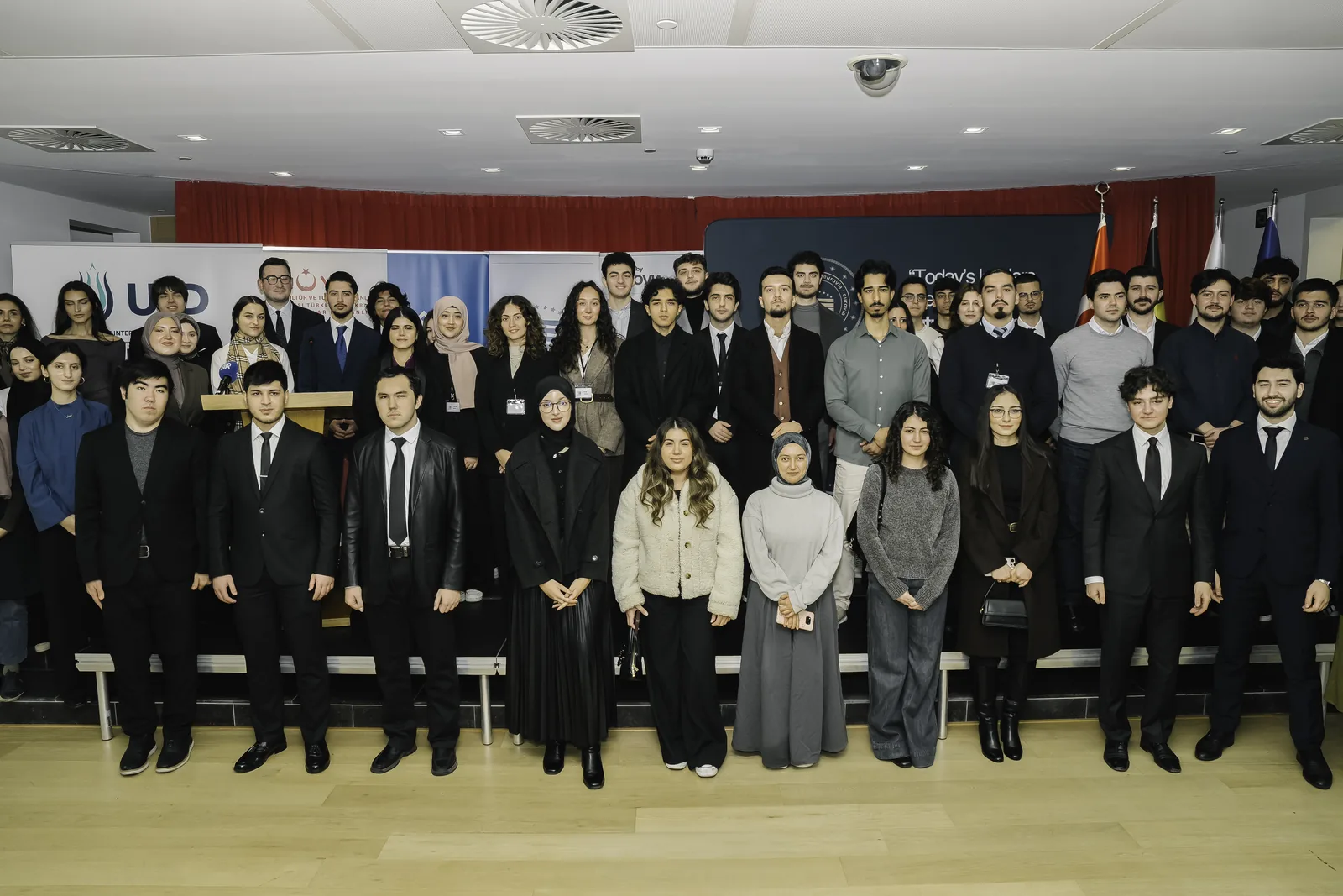 Eurovia members and community at a forum in Brussels
